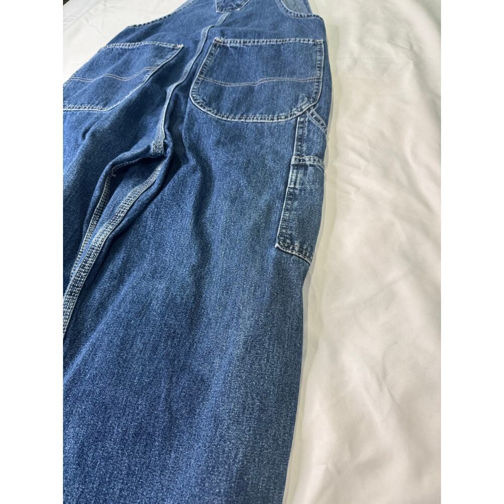 Vintage Lee Riveted Dungarees Denim Overalls - Picture 14 of 14